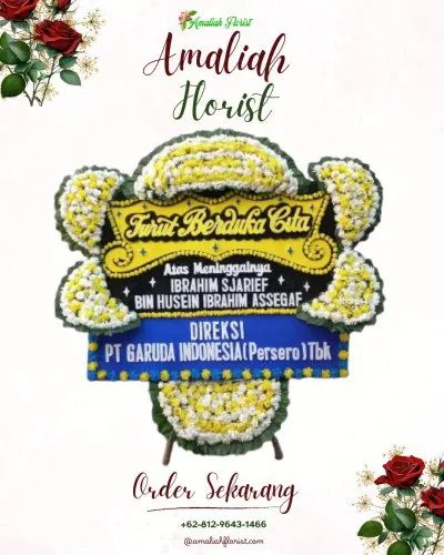 Papan Bunga Duka di Gedanganak